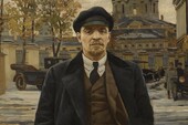Исаак Бродский. Картина "Ленин на фоне Смольного". 1925 год.